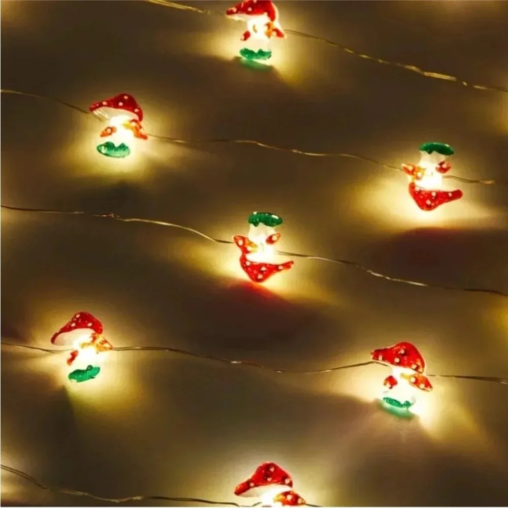 Lot of 2 Urban Outfitters Mushroom String Lights